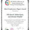 Best paper awards certificate