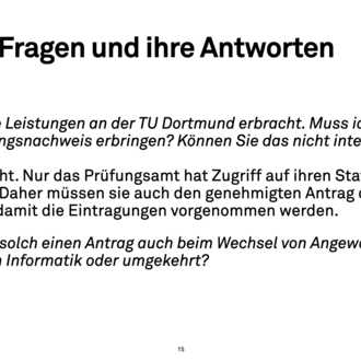 Häufige Fragen und ihre Antworten