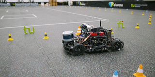 ein Modell-Rennwagen