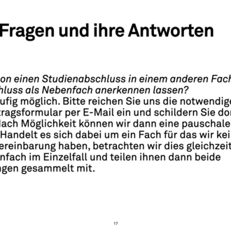 Häufige Fragen und ihre Antworten