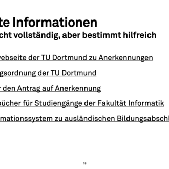 Relevante Informationen