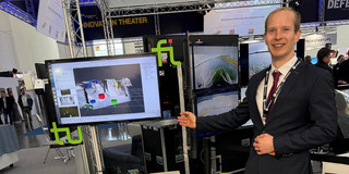 Alexander Puzicha stellte Forschung zur autonomen Binnenschifffahrt auf der XPONENTIAL Europe vor