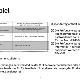 Ein Beispiel
