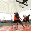 Niklas Geske beim 3x3 bei den Finals 2023 mit seinem Team