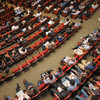 Konferenzsaal aus der Vogelperspektive