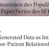 Picture: Working Paper 15: Patient-Generated Data as Intervention into Doctor-Patient Relationships?